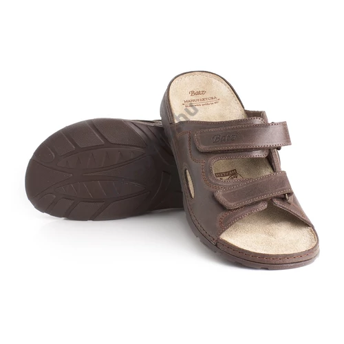 Batz férfi papucs MIKE barna