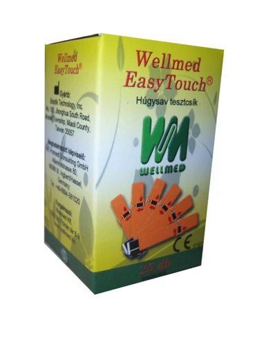 Wellmed EasyTouch hugysav tesztcsík 25db
