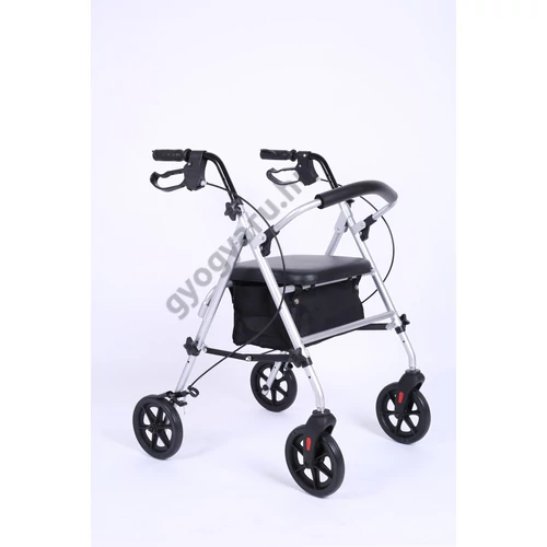 Alumínium rollátor GM 4259 ezüst 4 kerekű