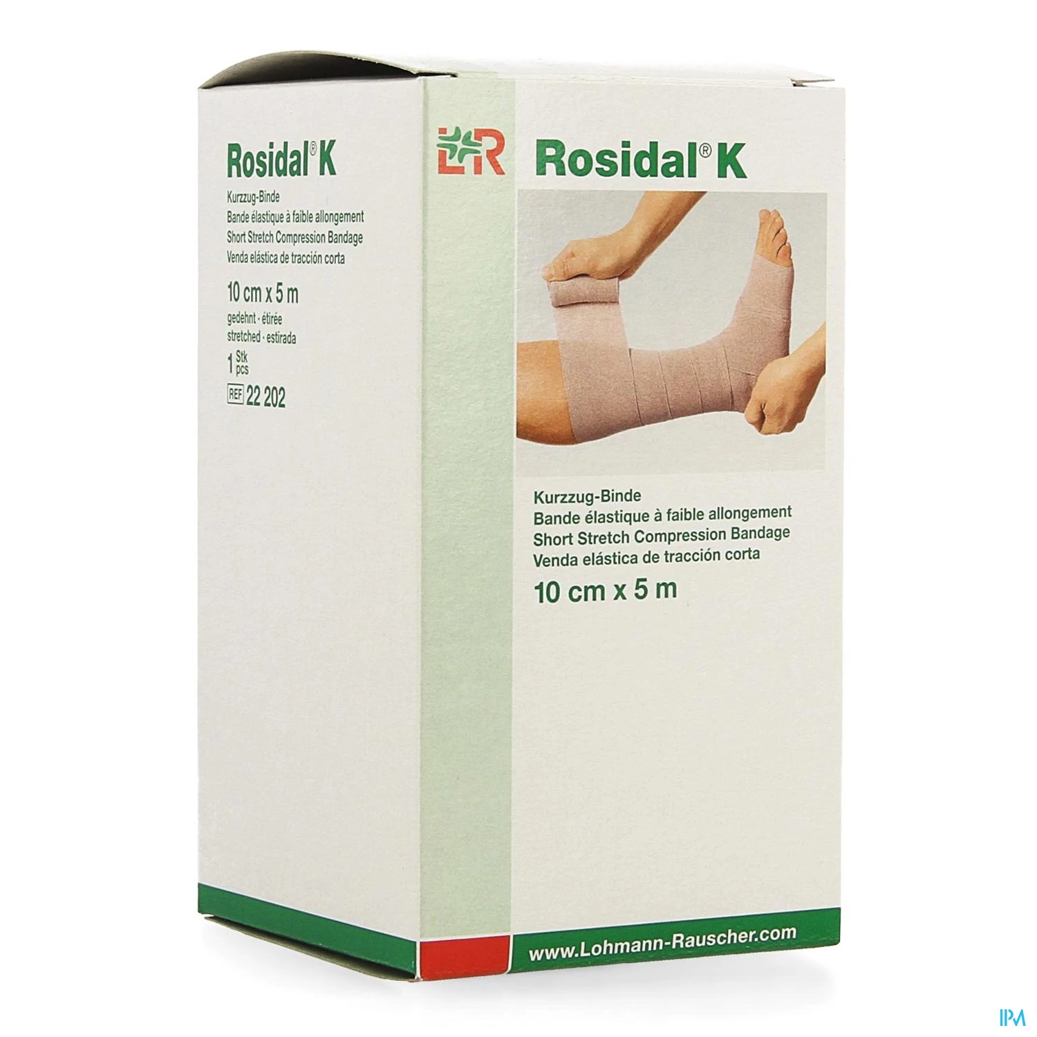 ROSIDAL K rugalmas pólya 10CM X 5M