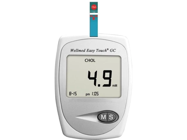 Wellmed Easy Touch GC Vércukor- és Koleszterinmérő